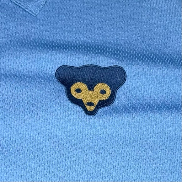 Antigua Chicago Cubs Men’s Size XXL 2XL Polo Golf Shirt with 60s/70s Logo - Picture 3 of 8